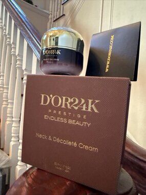 D'OR24K Prestige Endless Beauty Neck& Decollete Cream 1.7 Oz New